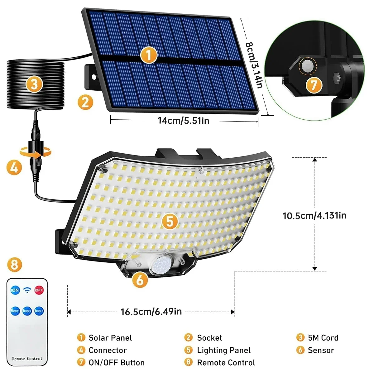 234LED zonne-buitenverlichting - Solar Lamp recensie en prijs