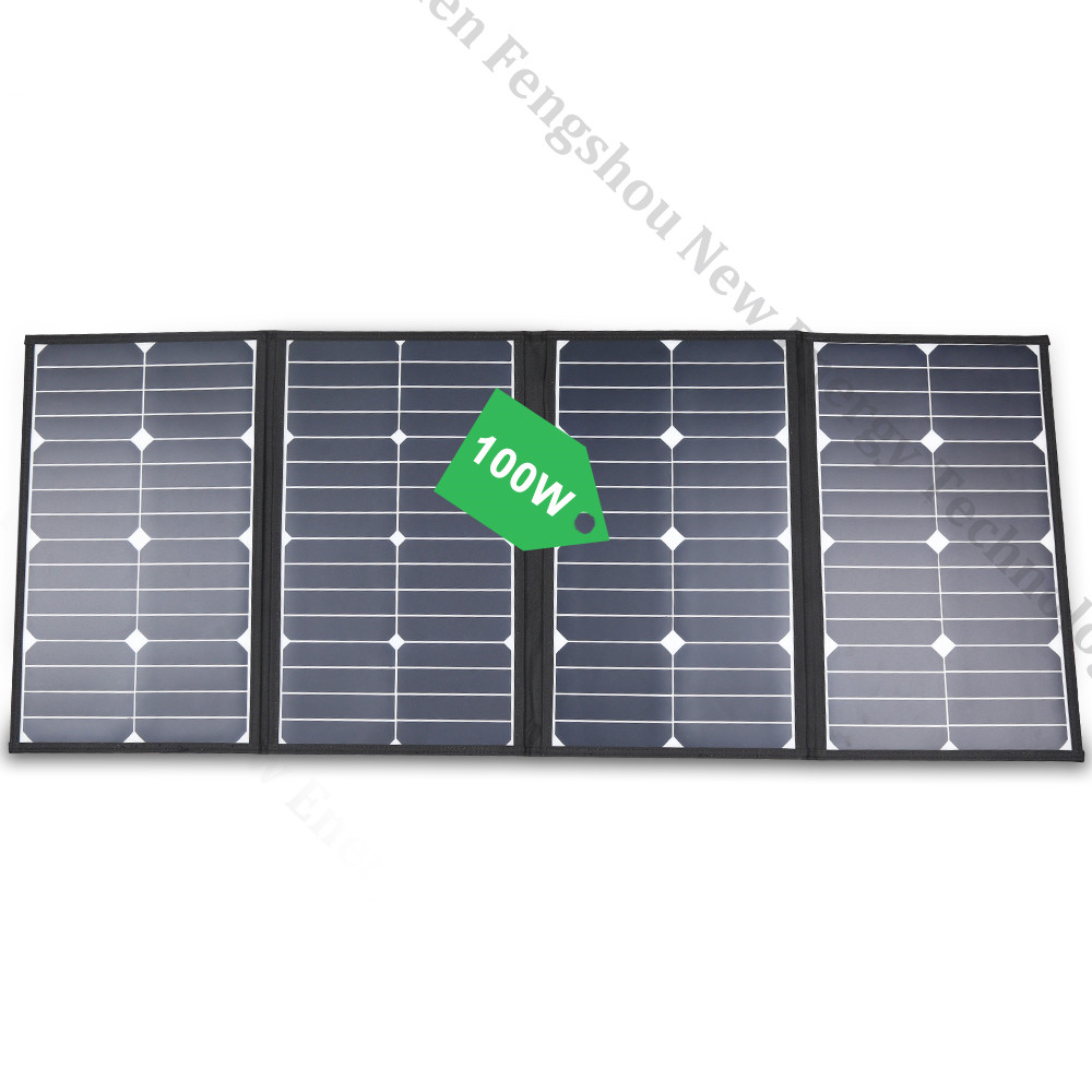 Draagbare 100 Watt opvouwbare  - Solar Panel recensie en prijs