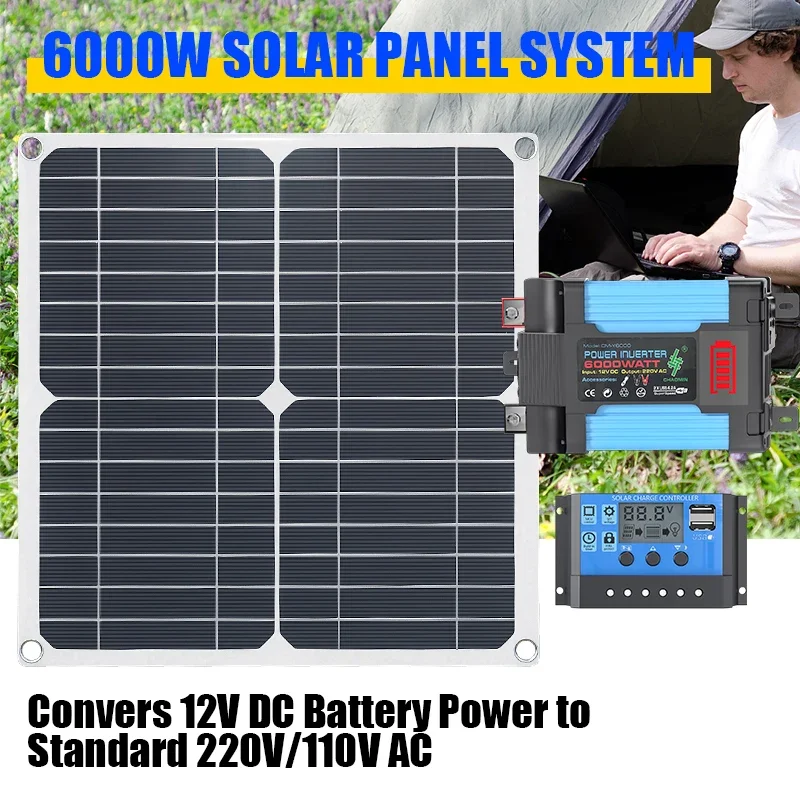 6000W zonne-energiepakket, voo - Solar Panel 200W recensie en prijs