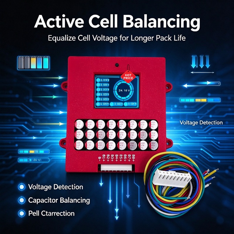 Actieve balancer 4S 6S 8S Lith - Lithium Battery 12V recensie en prijs