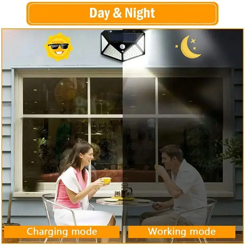 100LED buitenlamp op zonne-ene - Solar Lamp recensie en prijs