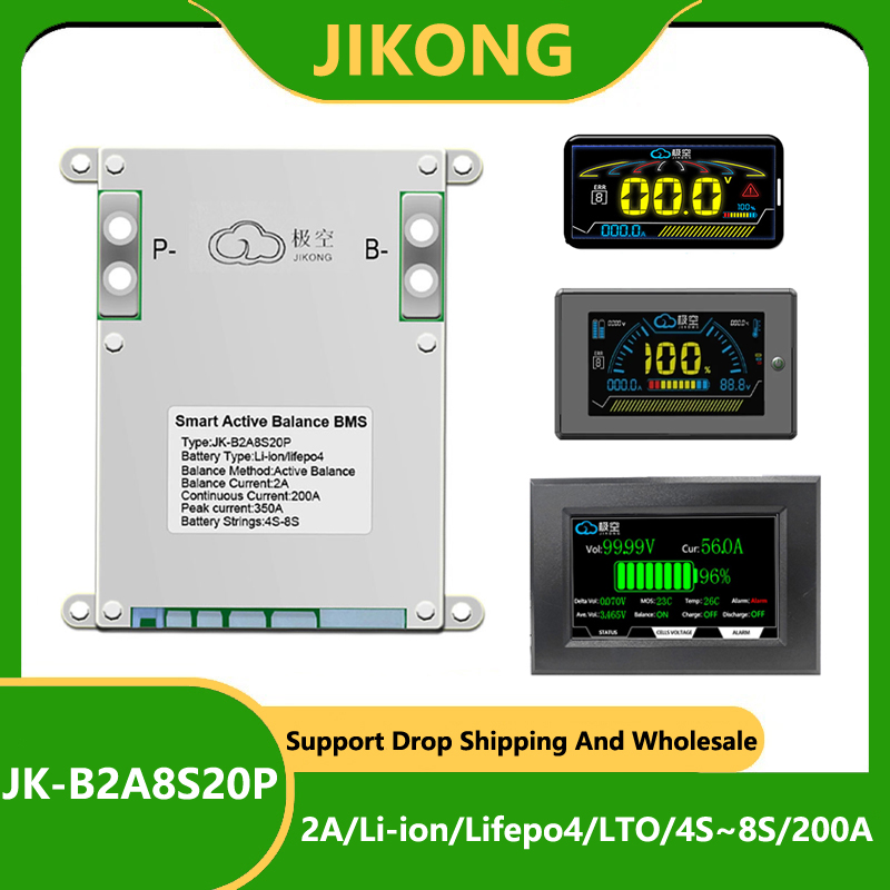 JK BMS 200A JK-B2A8S20P JKBMS  - Lithium Battery 12V recensie en prijs