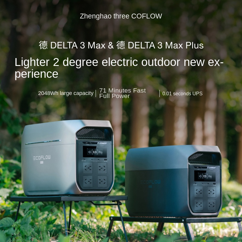 Ecoflow DELTA3Max 2400W draagb - Portable Power Station recensie en prijs