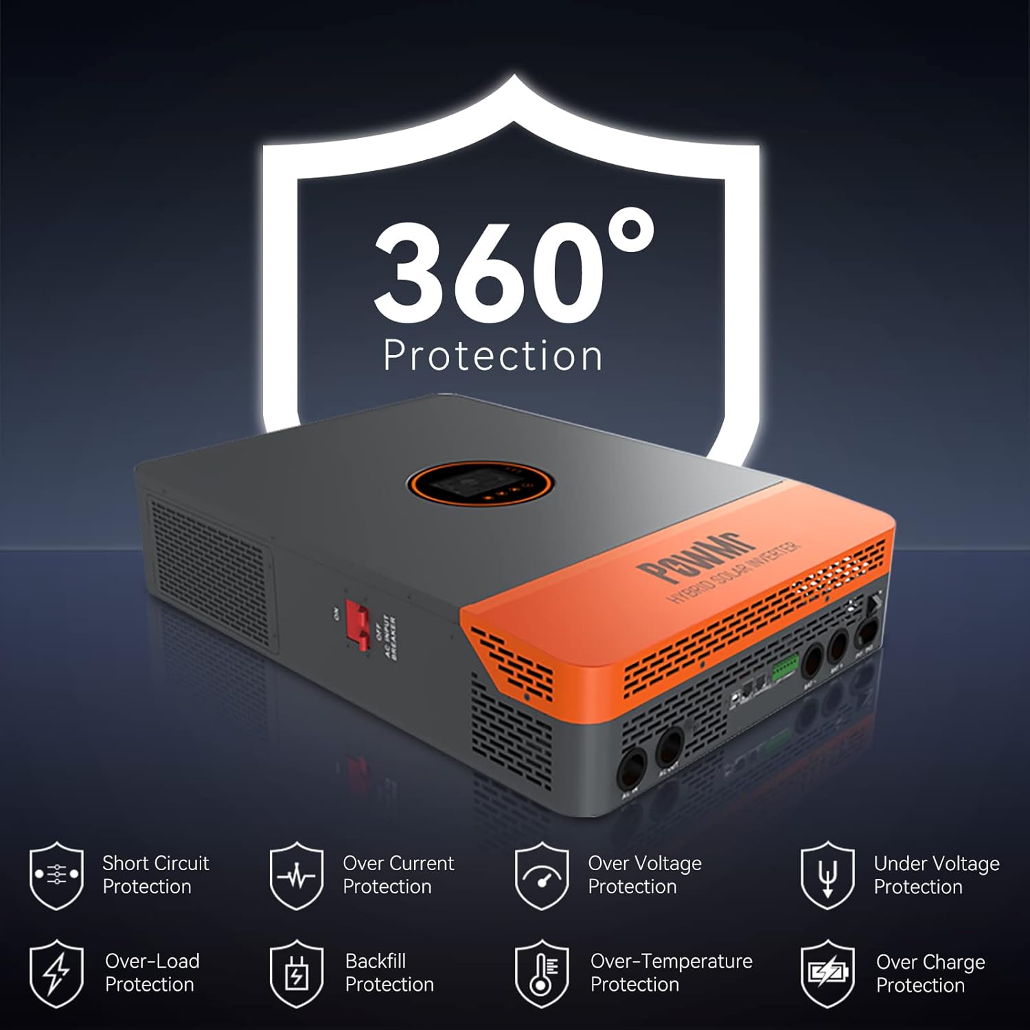 PowMr 10KW gesplitste fase-omv - Solar Panel recensie en prijs